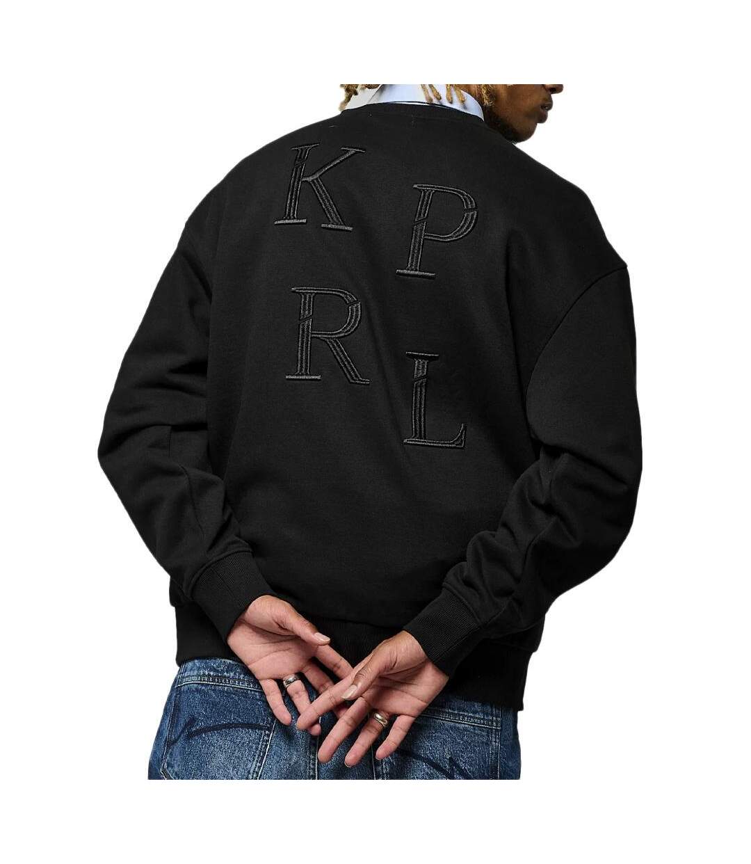 Sweat noir noir kaporal batis-2