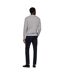 Mens Cable Knit Cotton Crew Neck Jumper Medium Grey Tommy Hilfiger-4