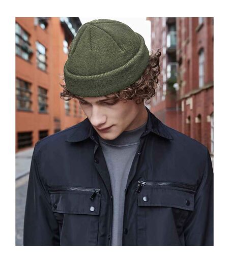 Beechfield Unisex Adult Fisherman Recycled Beanie (Olive Green)