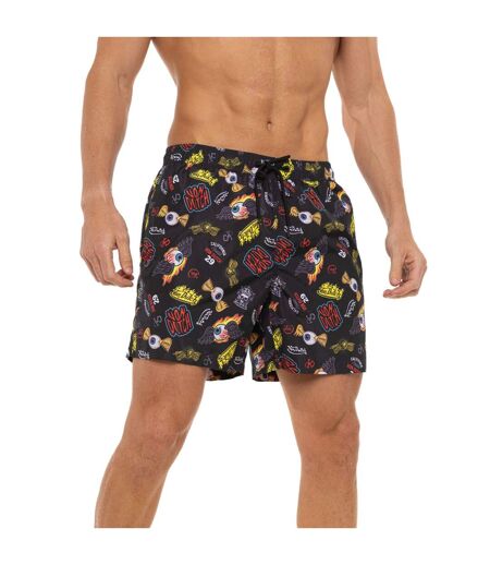 Short de bain homme allover imprimé avec logo Burt26 Vondutch