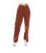 Womens/ladies Ribcage Corduroy Animal Print Straight Trousers Gingerbread Levis-2