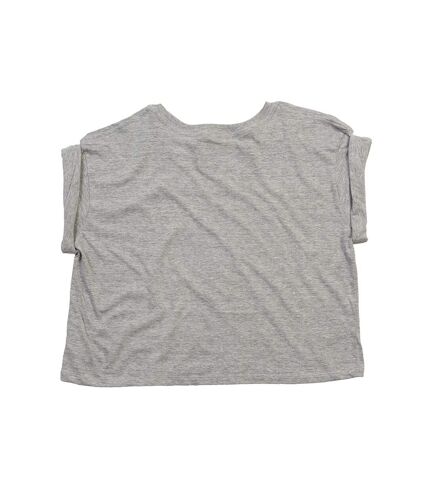 Mantis Womens/Ladies Organic Cropped T-Shirt (Heather Marl)