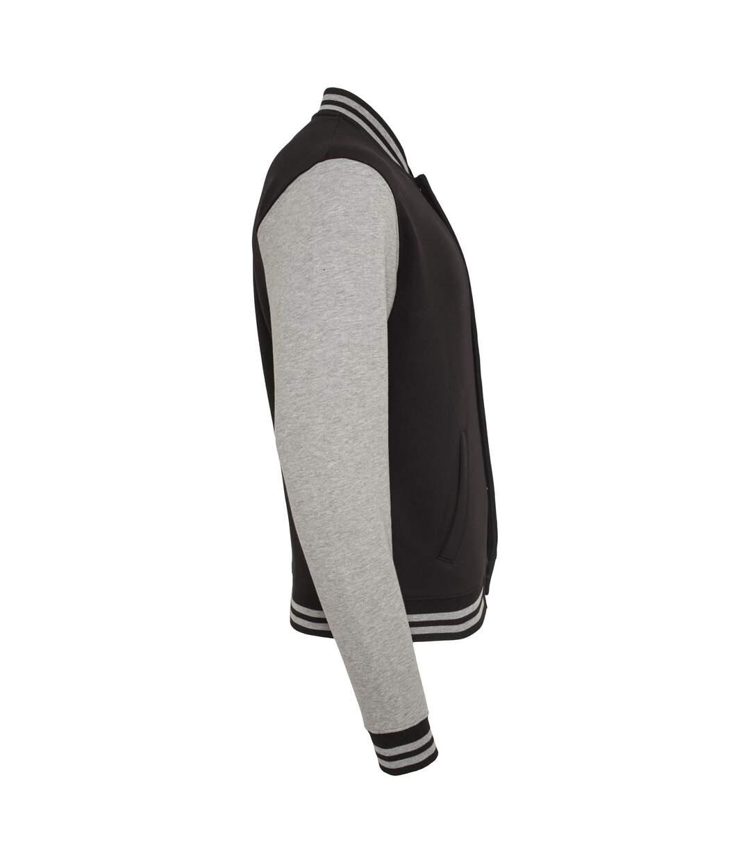 Veste De Survêtement College Homme Noir Gris Urban Classics-3