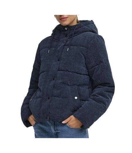 Doudoune velours côtelé marine femme jdy vita