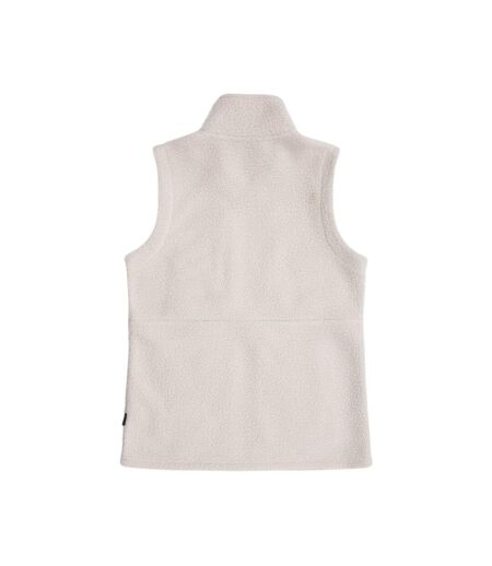 Womens/ladies Buxton Borg Gilet Beige Animal
