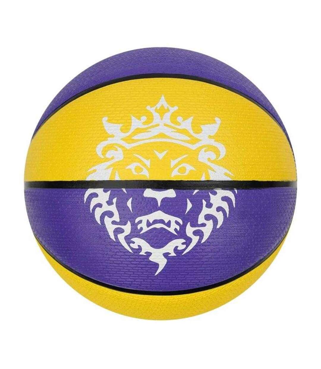 Ballon De Basket Motif/style 8 Panneaux Lebron James Playground 2.0 Taille 7 Jaune Nike-3