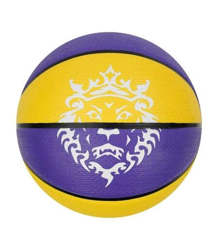 Ballon De Basket Motif/style 8 Panneaux Lebron James Playground 2.0 Taille 7 Jaune Nike
