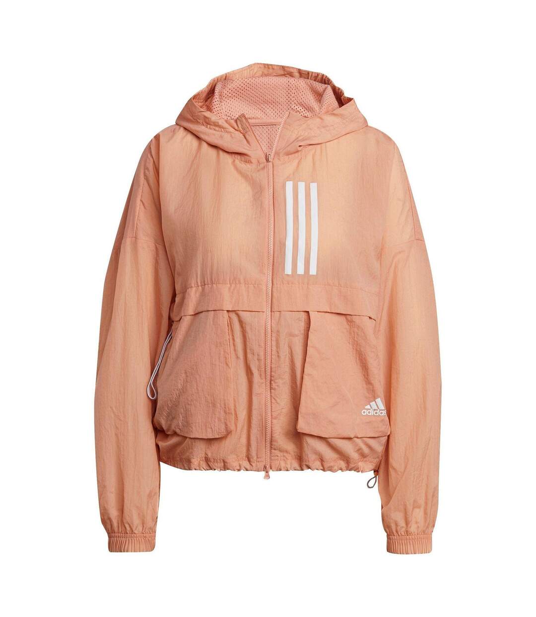 Womens/ladies Mother Windbreaker Ambient Grey Adidas-3
