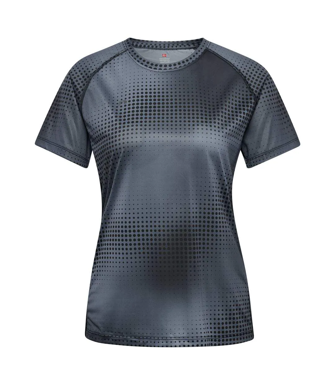 T-shirt Manches Courtes Motif/style Imprimé Intégral Homme Noir Camouflage Newline-2