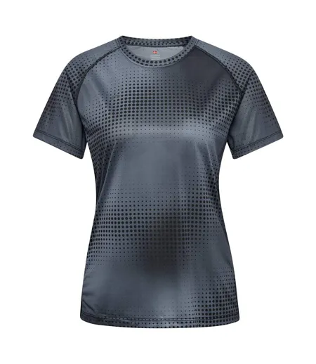T-shirt Manches Courtes Motif/style Imprimé Intégral Homme Noir Camouflage Newline