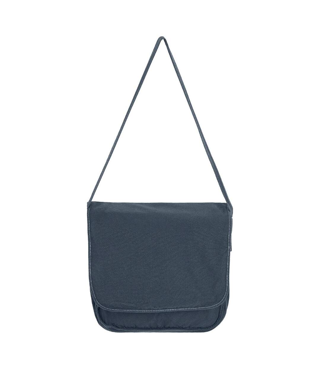 Sac besace bandoulière en toile - CA-37309 MB - bleu denim