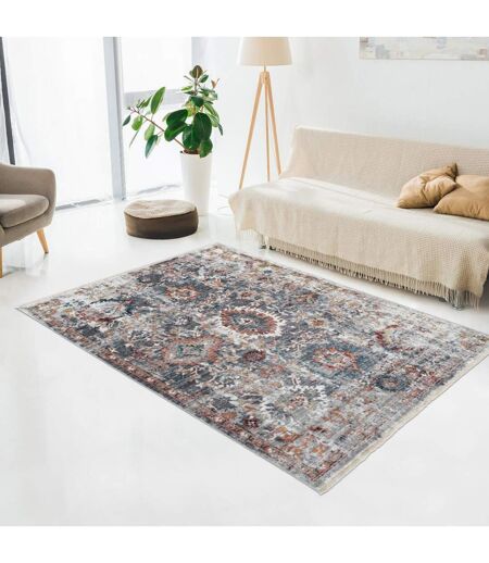 Tapis oriental tissé motif ethnique MEDELLI