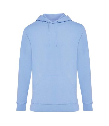 Unisex adult jasper recycled cotton hoodie sky blue Iqoniq