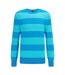 Pull Motif/style Rayures Horizontales Eromeo Homme Bleu Vif Boss-2