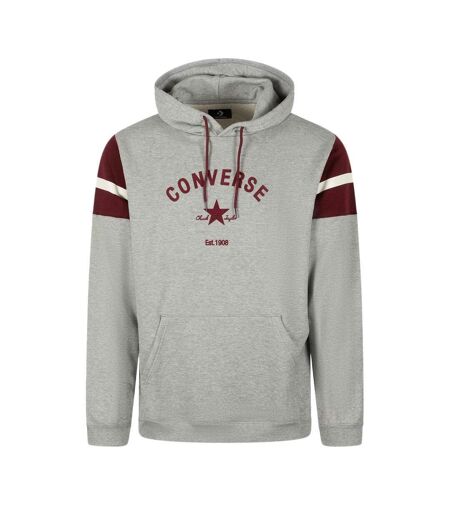 Sweat à capuche gris homme converse hoodie