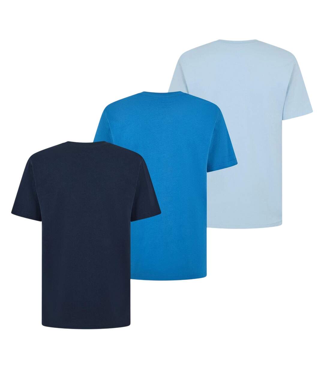 Lot De 3  T-shirts Motif/style Logo Homme Bleu Foncé Bleu Bleu Ciel Belstaff-3