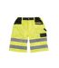 SAFE-GUARD by Result Mens Safety Cargo Shorts (Fluorescent Yellow) - UTBC5685