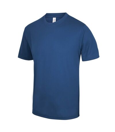 Just Cool Mens Performance Plain T-Shirt (Ink Blue)