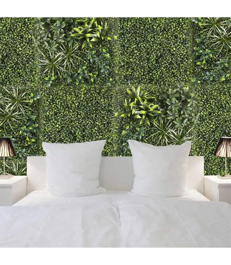 Mur Végétal Artificiel Panache 50x50cm Vert