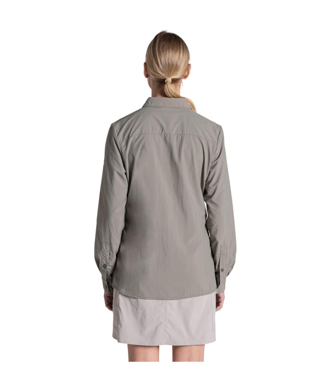 Chemisier Manches Longues Alma Femme Kaki Clair Craghoppers-3