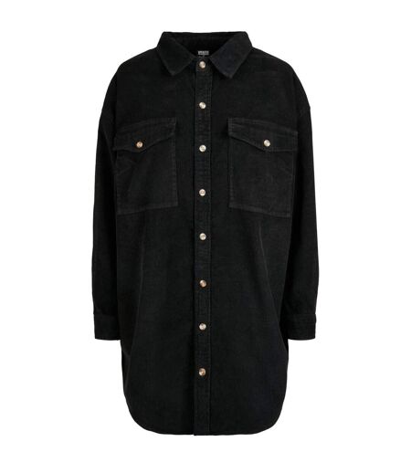 Surchemise Manches Longues Femme Noir Urban Classics