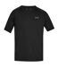Mens Tech T-shirt Black Light Graphite Under Armour-2