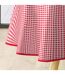 Nappe Ronde Mini Vichy 160cm Rouge-2