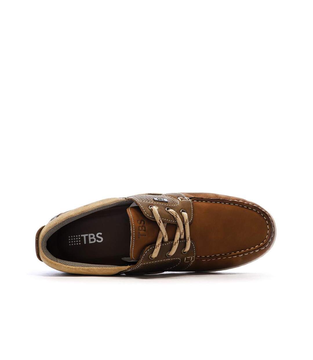 Chaussures bateau marrons homme tbs matboat-cc4-4