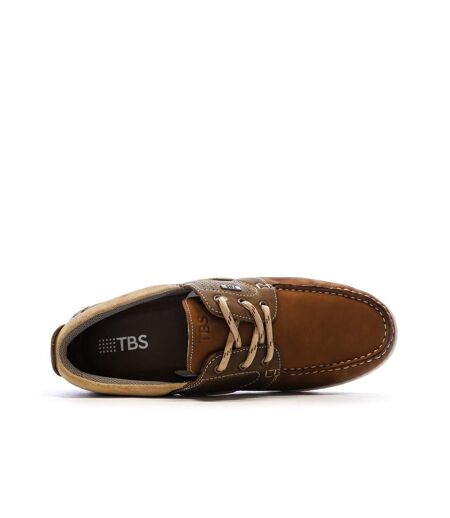 Chaussures bateau marrons homme tbs matboat-cc4