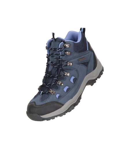 Womens/ladies Adventurer Waterproof Walking Boots Navy Mountain Warehouse
