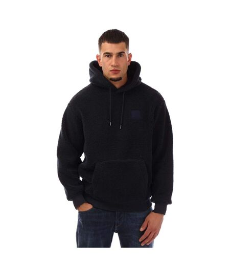 Sweat À Capuche Homme Bleu Gant