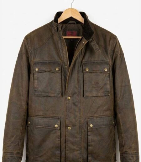 WINCHESTER NEVERM — Parka matelassée marron : isolation thermique et coton enduit
