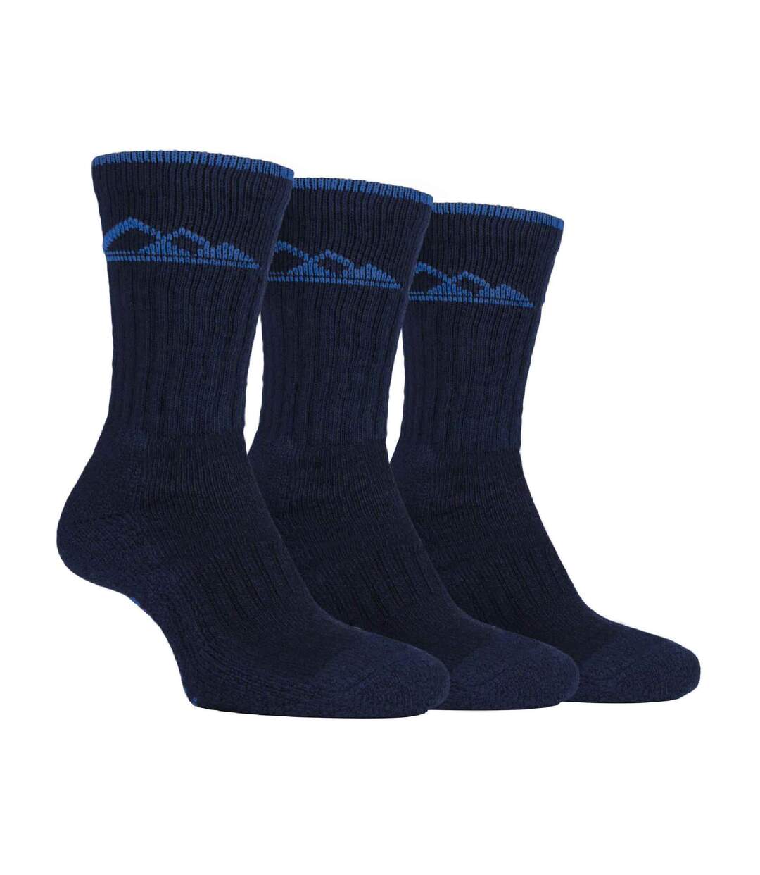 3 Pr Chaussettes Randonnée Homme Coton pour Été-1