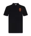 Mens Wembley 1958 Crest Polo Shirt Black Fan Originals-2