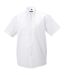 Chemise À Manches Courtes Sans Repassage Homme Blanc Russell-2