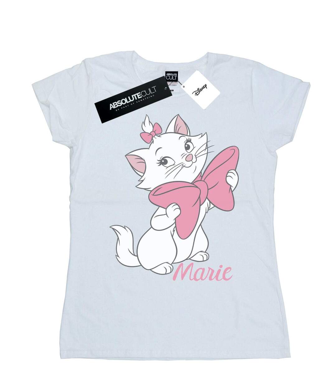 Disney - T-shirt ARISTOCATS MARIE BOW - Femme (Blanc) - UTBI16231-1