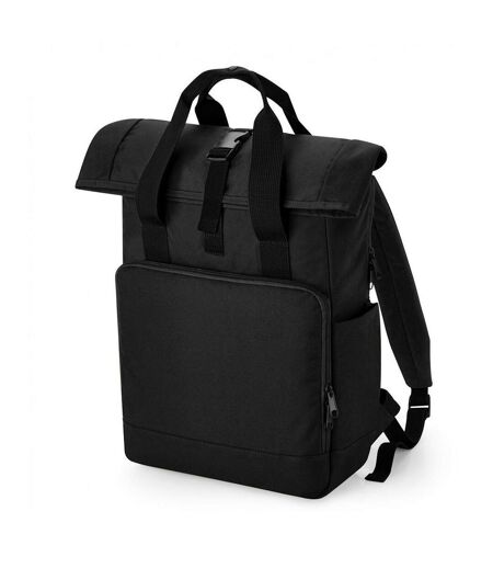 Sac à dos recyclé rolltop et poignées - BG118L - noir