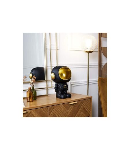 Vide-Poche Statue Astronaute 28cm Noir