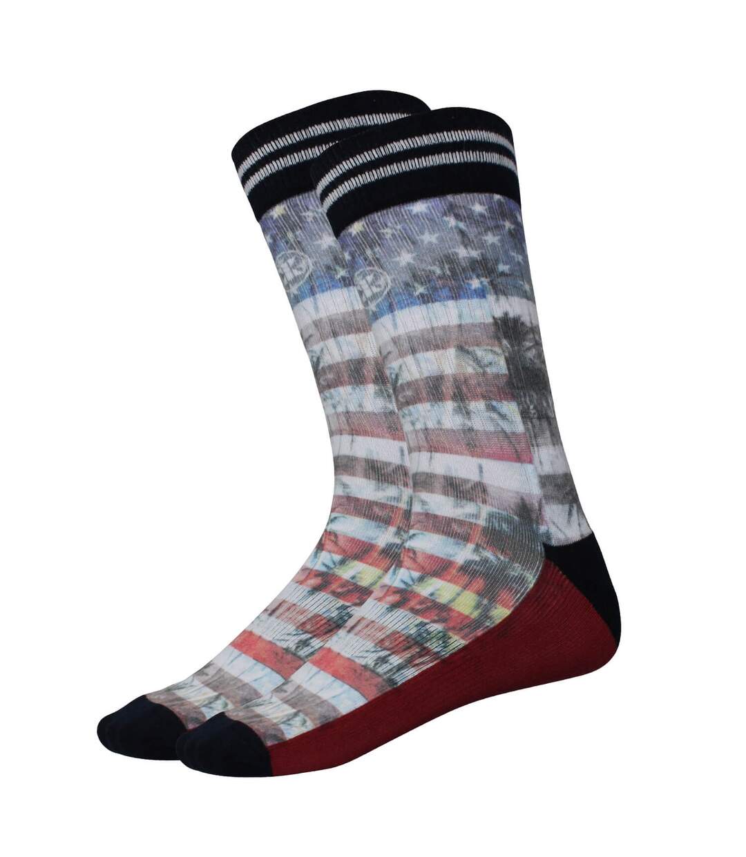 chaussettes homme palm flag