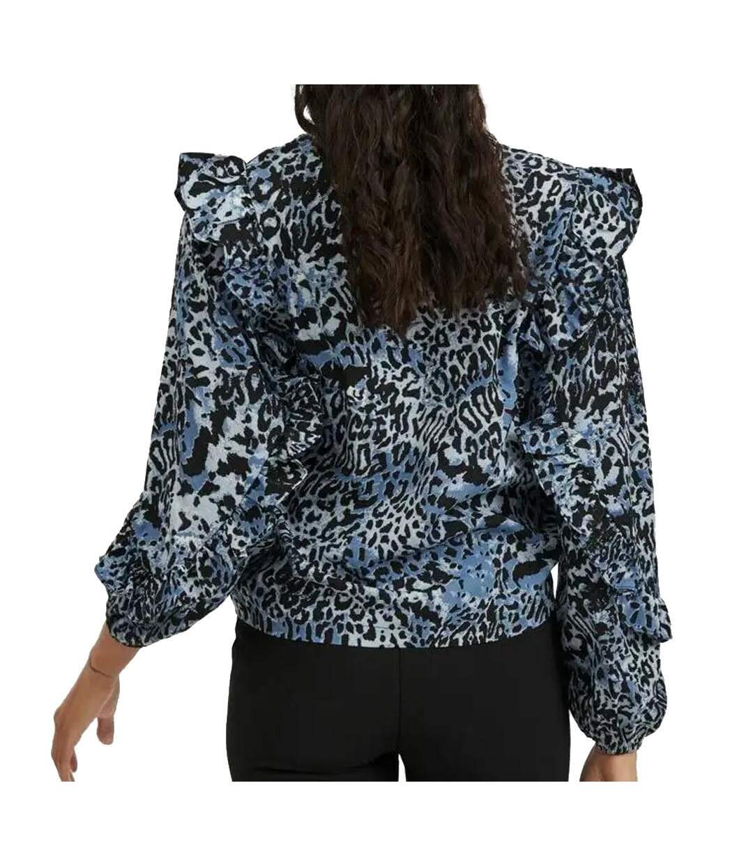 Blouse Marine Léopard Femme Vila Coco - 36-2