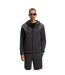 Mens Stretch Sport Full Zip Hoodie Dark Grey Boss-1