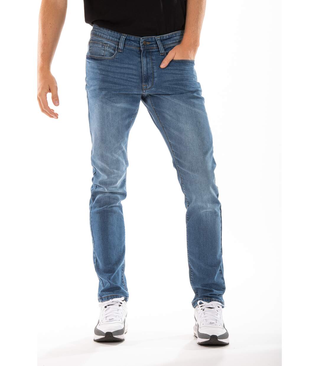 Jeans RL80 Fibreflex® super stonewashed coupe droite ajustée SANCHEZ 'Rica Lewis'