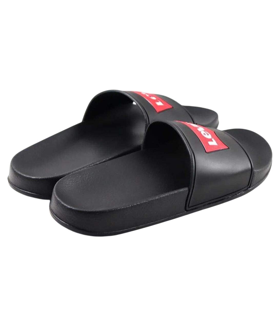 Womens/ladies Batwing Logo Sliders Black Levis-2