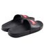 Womens/ladies Batwing Logo Sliders Black Levis-2
