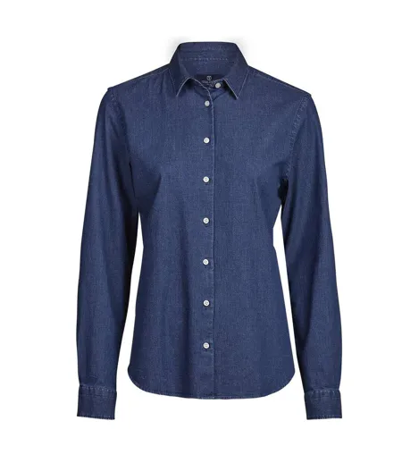 Chemisier Femme Denim Bleu Tee Jays