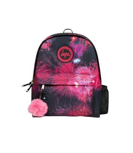 Sac à dos taille unique noir / rose Hype