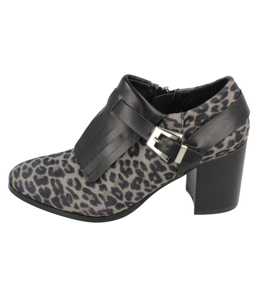 Bottines femme gris Spot On-3