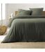 Parure de Lit 3 Pièces Angelia 260x240cm Vert Kaki-1