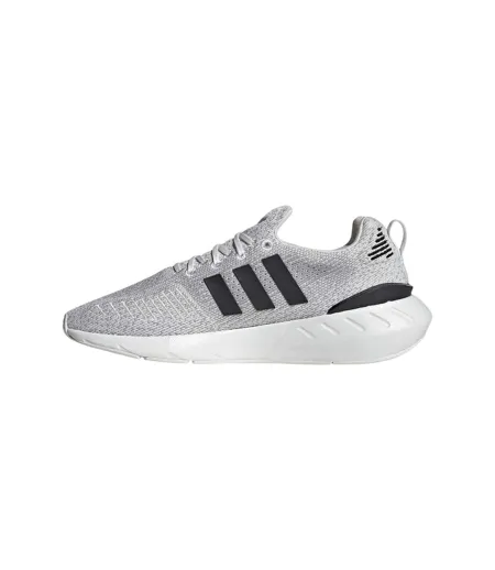 Baskets Swift Run Femme Blanc Noir Adidas