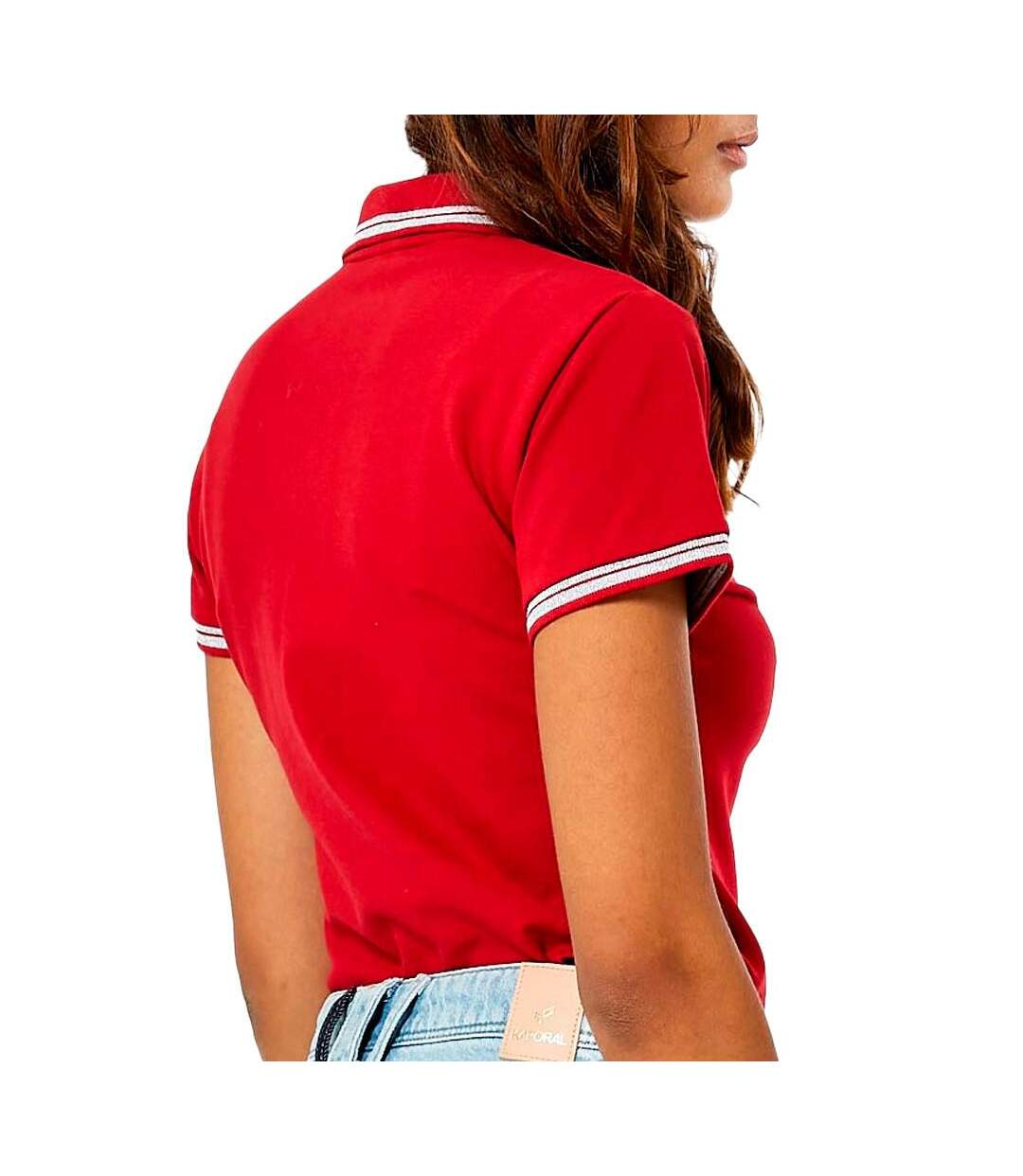 Polo Rouge Femme Kaporal Courtes - S-2